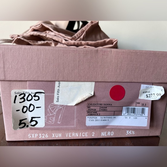 NIB Miu Miu Vernice Patent Leather Platform Sandals Black SZ 35.5 - Picture 2 of 5